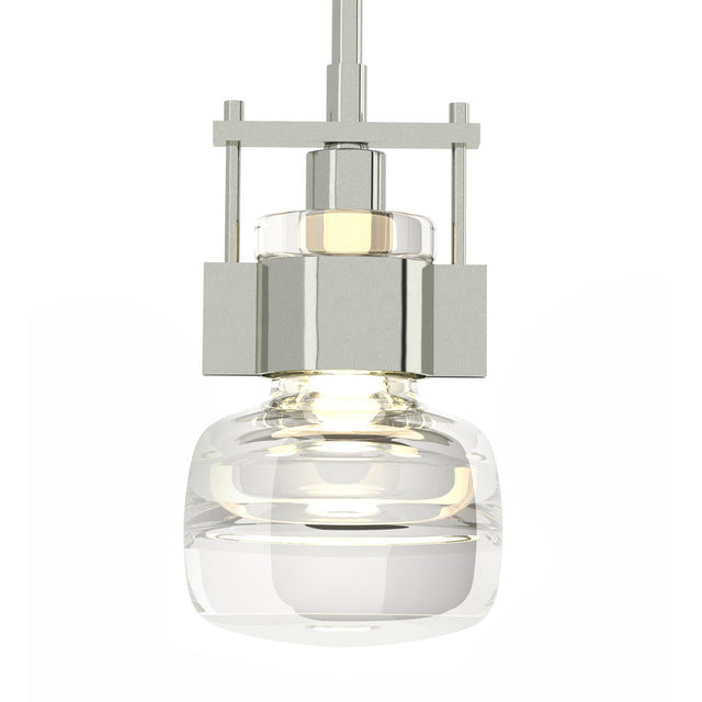 Hubbardton Forge 2016 Sterling Clear Glass (ZM) Multi Cuff Large Mini Pendant