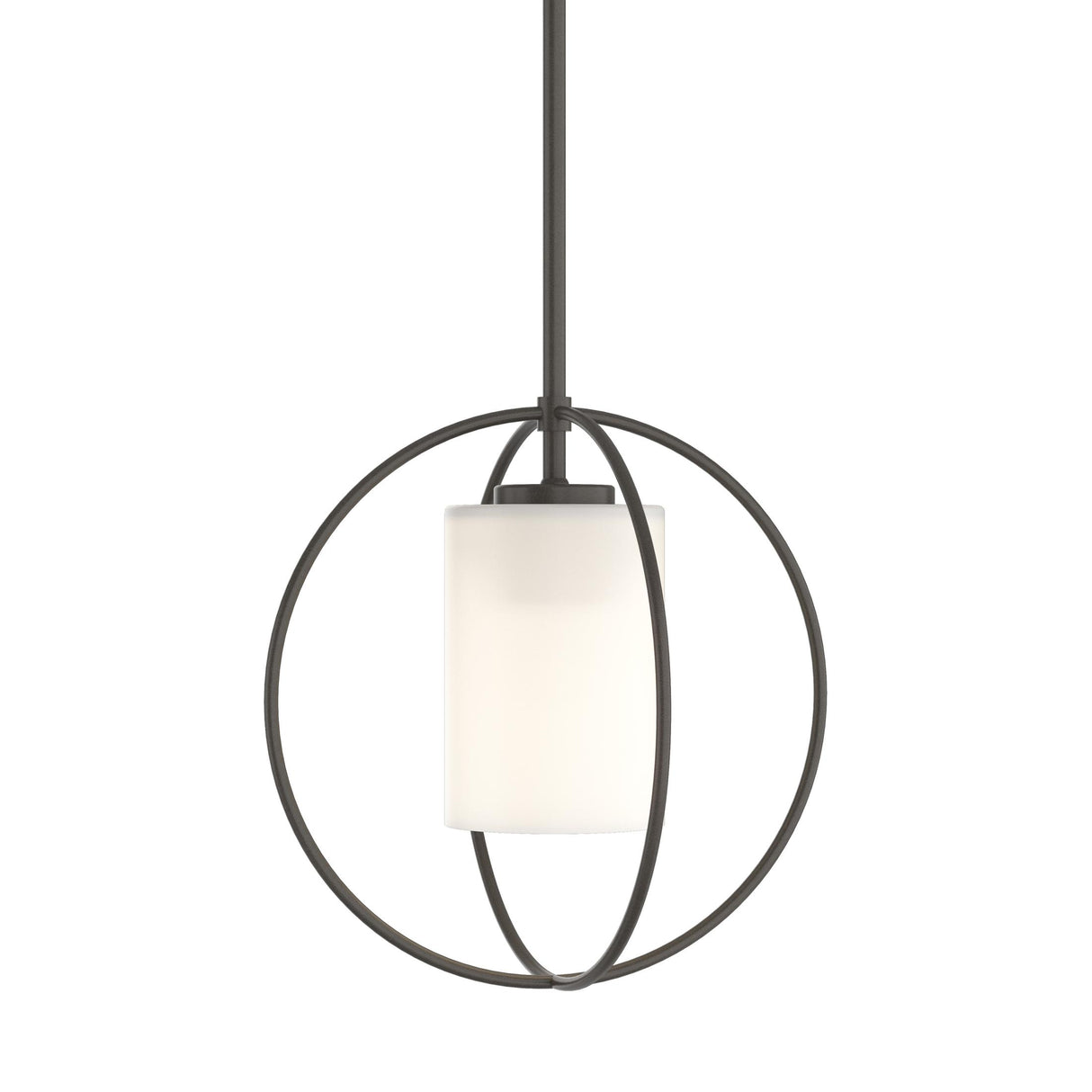 Hubbardton Forge 2016 Dark Smoke Opal Glass (GG) Multi Rhythm Mini Pendant