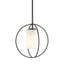 Hubbardton Forge 2016 Dark Smoke Opal Glass (GG) Multi Rhythm Mini Pendant