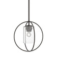 Hubbardton Forge 2016 Oil Rubbed Bronze Seeded Clear Glass (II) Multi Rhythm Mini Pendant