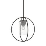 Hubbardton Forge 2016 Oil Rubbed Bronze Seeded Clear Glass (II) Multi Rhythm Mini Pendant