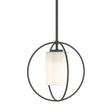 Hubbardton Forge 2016 Natural Iron Opal Glass (GG) Multi Rhythm Mini Pendant
