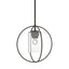 Hubbardton Forge 2016 Natural Iron Seeded Clear Glass (II) Multi Rhythm Mini Pendant
