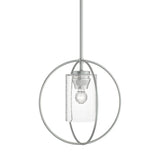 Hubbardton Forge 2016 Vintage Platinum Seeded Clear Glass (II) Multi Rhythm Mini Pendant