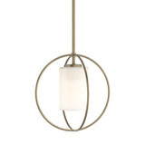 Hubbardton Forge 2016 Soft Gold Opal Glass (GG) Multi Rhythm Mini Pendant