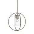 Hubbardton Forge 2016 Soft Gold Seeded Clear Glass (II) Multi Rhythm Mini Pendant