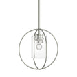 Hubbardton Forge 2016 Sterling Seeded Clear Glass (II) Multi Rhythm Mini Pendant