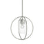 Hubbardton Forge 2016 Sterling Seeded Clear Glass (II) Multi Rhythm Mini Pendant