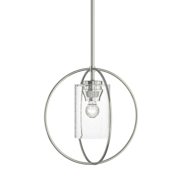 Hubbardton Forge 2016 Sterling Seeded Clear Glass (II) Multi Rhythm Mini Pendant