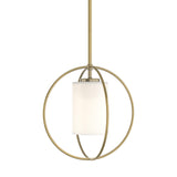 Hubbardton Forge 2016 Modern Brass Opal Glass (GG) Multi Rhythm Mini Pendant