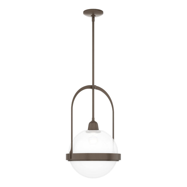 Hubbardton Forge 2019 Bronze Opaline Glass (WF) Multi Atlas Pendant