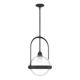 Hubbardton Forge 2019 Black Clear Glass (ZM) Multi Atlas Pendant