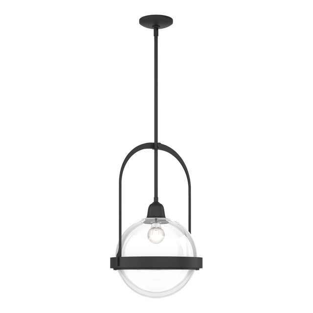 Hubbardton Forge 2019 Black Clear Glass (ZM) Multi Atlas Pendant