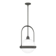 Hubbardton Forge 2019 Natural Iron Opaline Glass (WF) Multi Atlas Pendant