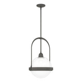 Hubbardton Forge 2019 Natural Iron Opaline Glass (WF) Multi Atlas Pendant