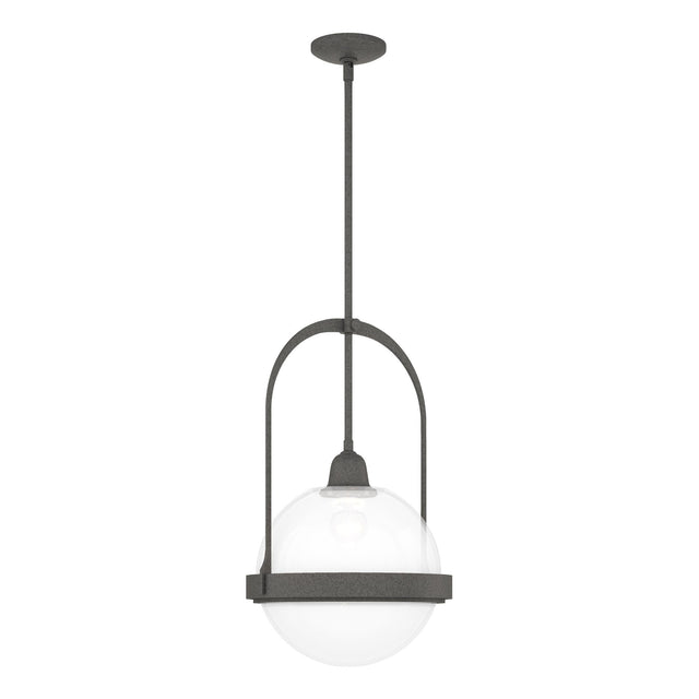 Hubbardton Forge 2019 Natural Iron Opaline Glass (WF) Multi Atlas Pendant