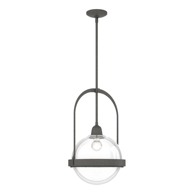 Hubbardton Forge 2019 Natural Iron Clear Glass (ZM) Multi Atlas Pendant