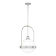 Hubbardton Forge 2019 Vintage Platinum Opaline Glass (WF) Multi Atlas Pendant