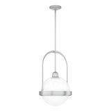 Hubbardton Forge 2019 Vintage Platinum Opaline Glass (WF) Multi Atlas Pendant
