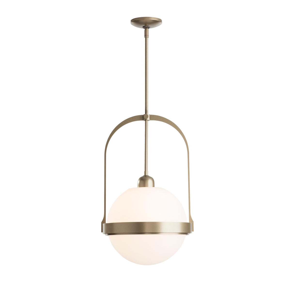 Hubbardton Forge 2019 Soft Gold Opal Glass (GG) Multi Atlas Pendant
