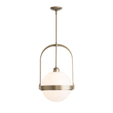 Hubbardton Forge 2019 Soft Gold Opal Glass (GG) Multi Atlas Pendant