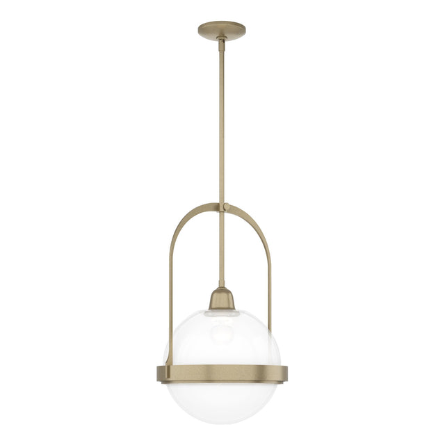 Hubbardton Forge 2019 Soft Gold Opaline Glass (WF) Multi Atlas Pendant