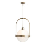 Hubbardton Forge 2019 Soft Gold Opaline Glass (WF) Multi Atlas Pendant