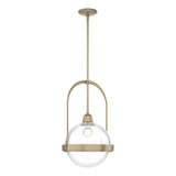 Hubbardton Forge 2019 Soft Gold Clear Glass (ZM) Multi Atlas Pendant