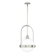 Hubbardton Forge 2019 Sterling Opaline Glass (WF) Multi Atlas Pendant