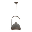 Hubbardton Forge 2020 Bronze Dark Smoke Multi Atlas Small Pendant
