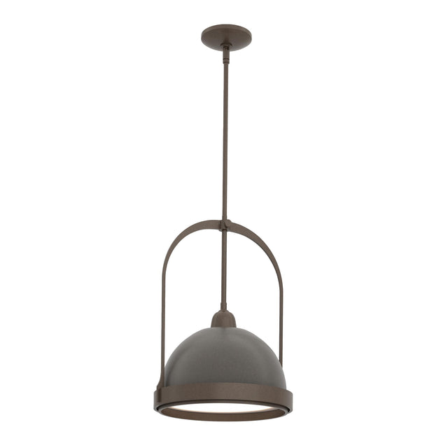 Hubbardton Forge 2020 Bronze Dark Smoke Multi Atlas Small Pendant