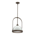 Hubbardton Forge 2020 Bronze Vintage Platinum Multi Atlas Small Pendant