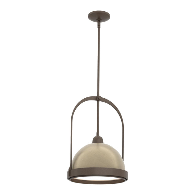 Hubbardton Forge 2020 Bronze Soft Gold Multi Atlas Small Pendant