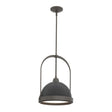 Hubbardton Forge 2020 Dark Smoke Black Multi Atlas Small Pendant