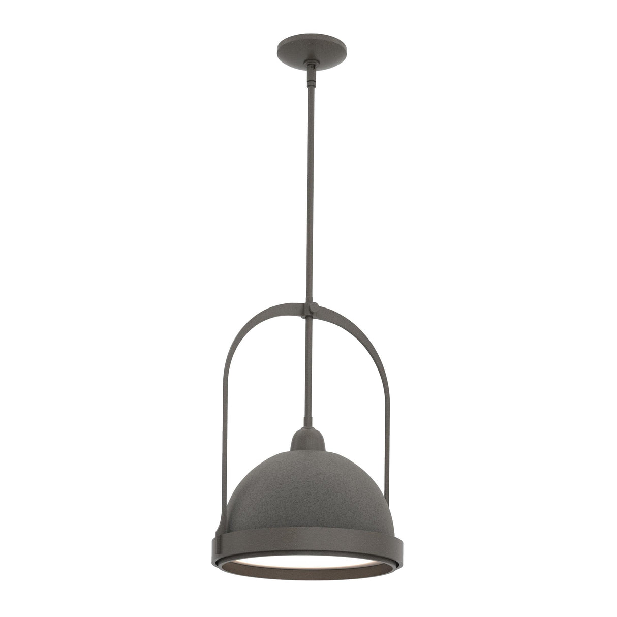 Hubbardton Forge 2020 Dark Smoke Natural Iron Multi Atlas Small Pendant