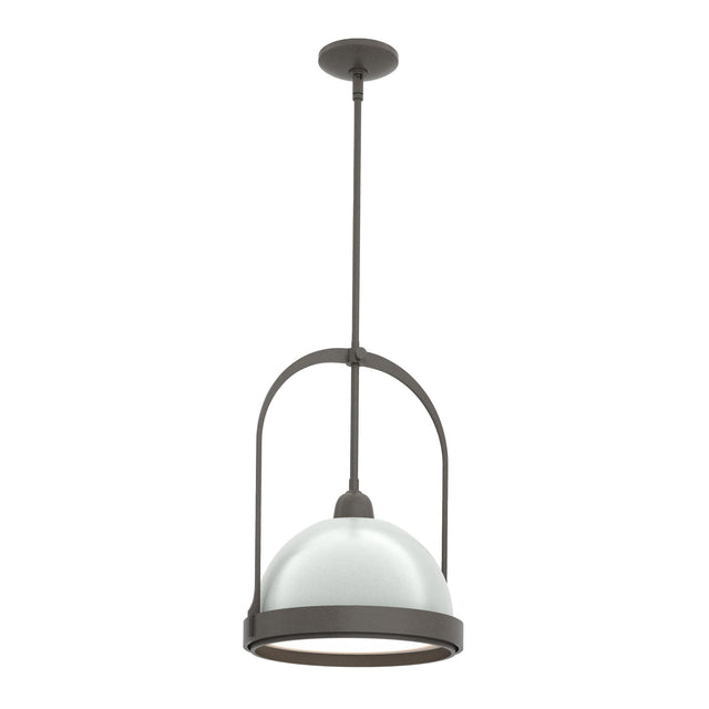 Hubbardton Forge 2020 Dark Smoke Vintage Platinum Multi Atlas Small Pendant