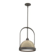Hubbardton Forge 2020 Dark Smoke Soft Gold Multi Atlas Small Pendant