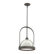 Hubbardton Forge 2020 Dark Smoke Sterling Multi Atlas Small Pendant