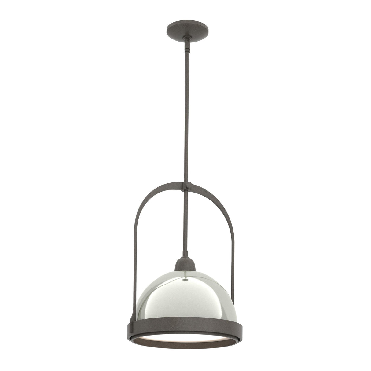 Hubbardton Forge 2020 Dark Smoke Sterling Multi Atlas Small Pendant