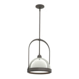 Hubbardton Forge 2020 Dark Smoke Sterling Multi Atlas Small Pendant