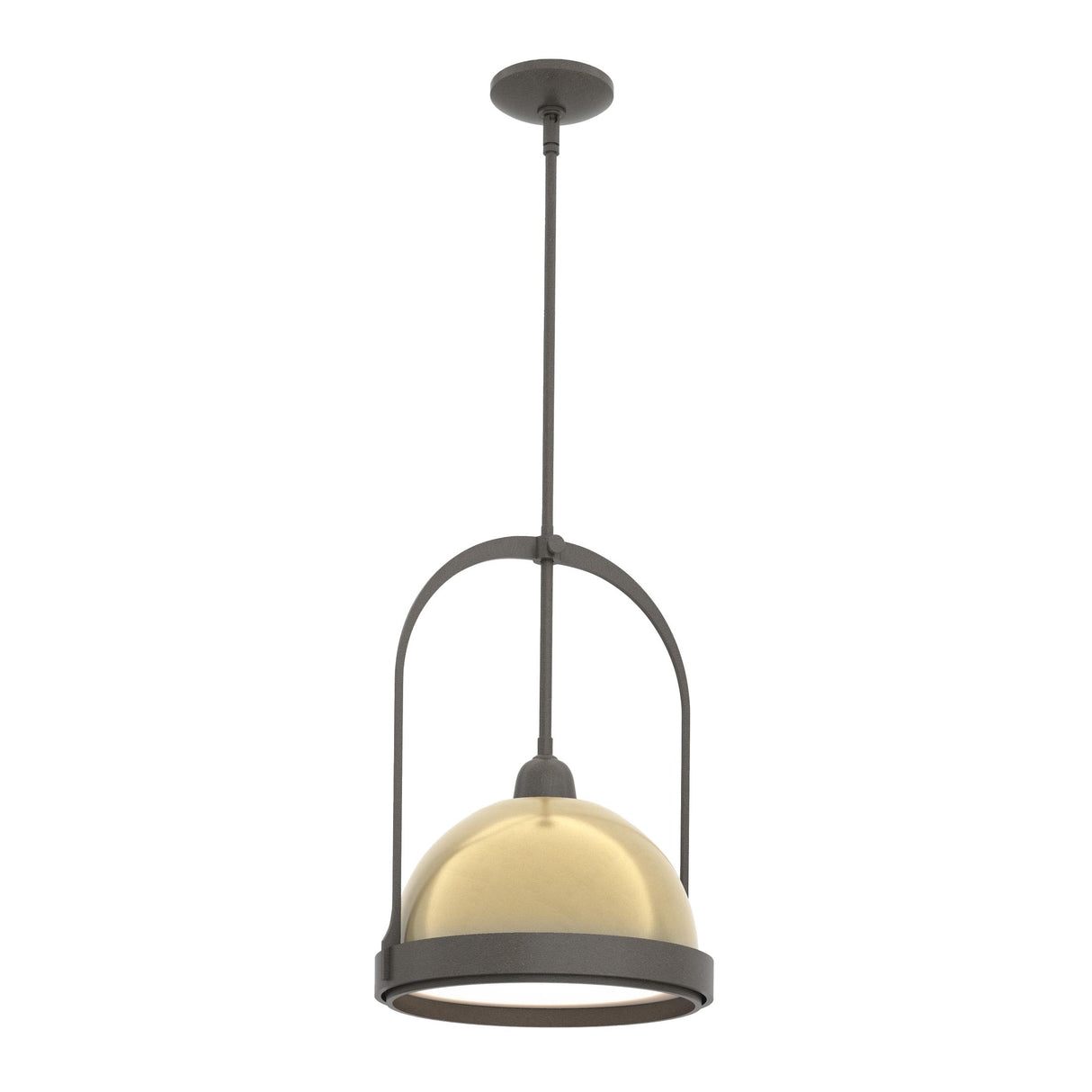 Hubbardton Forge 2020 Dark Smoke Modern Brass Multi Atlas Small Pendant