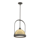 Hubbardton Forge 2020 Dark Smoke Modern Brass Multi Atlas Small Pendant