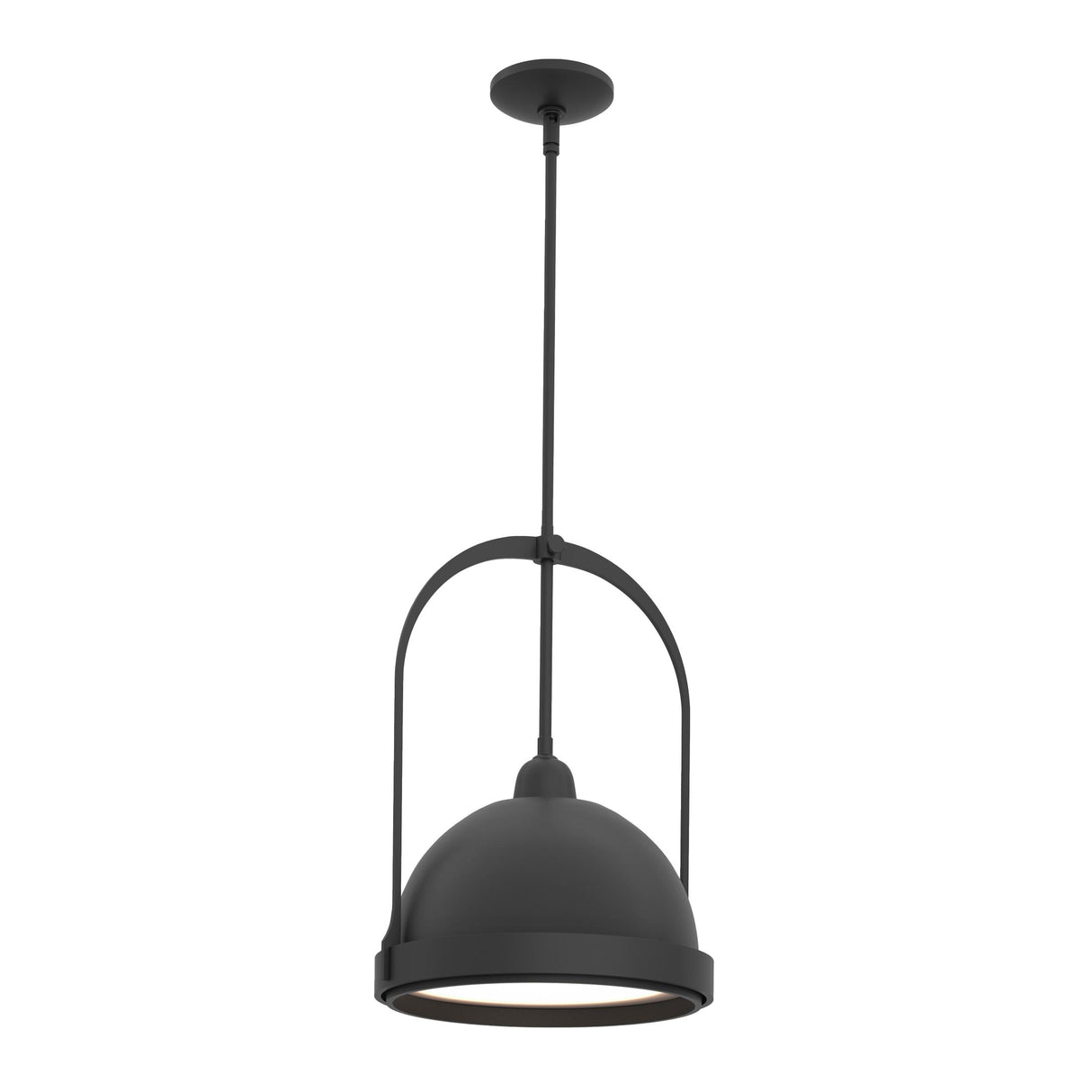 Hubbardton Forge 2020 Black Black Multi Atlas Small Pendant