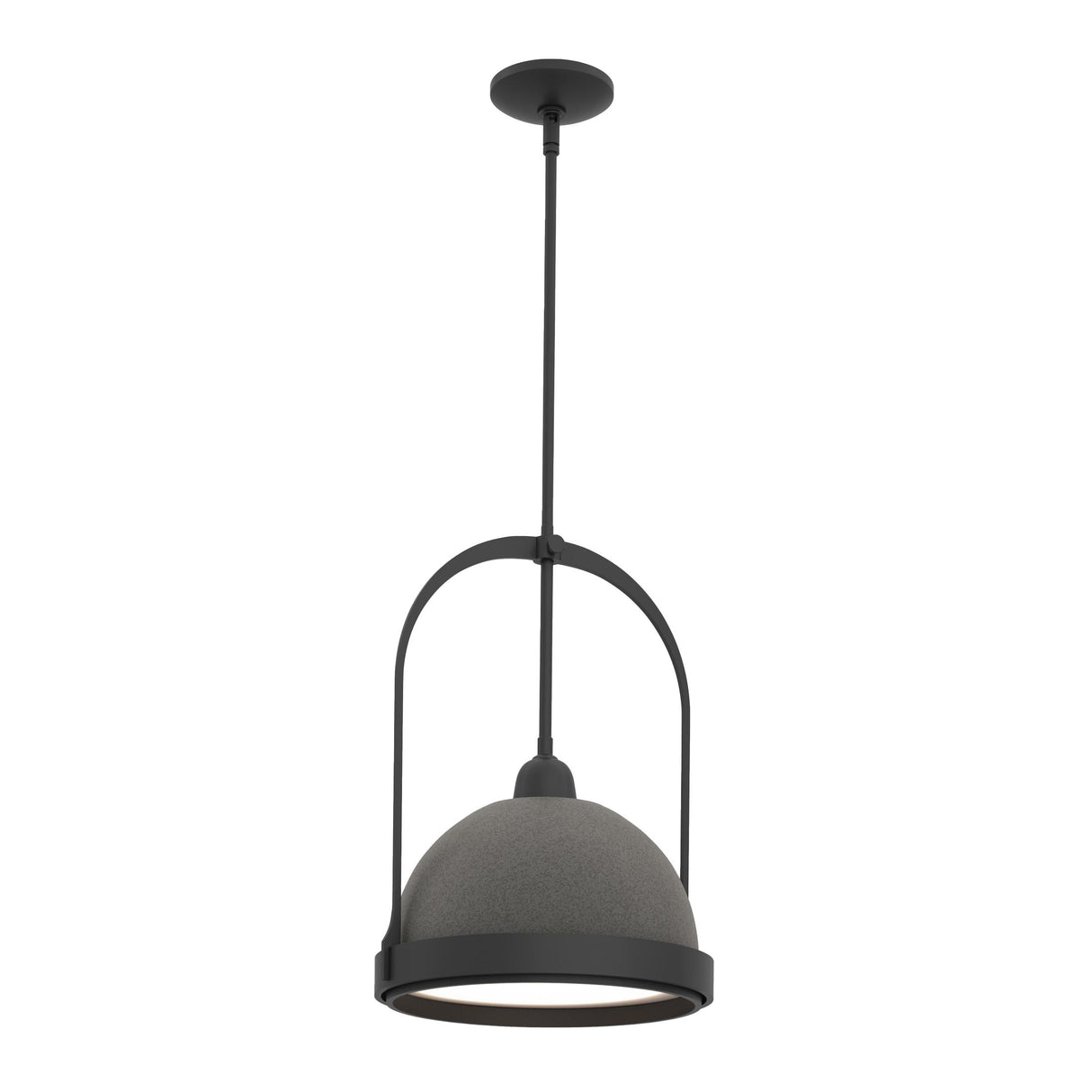 Hubbardton Forge 2020 Black Natural Iron Multi Atlas Small Pendant