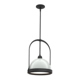 Hubbardton Forge 2020 Black Vintage Platinum Multi Atlas Small Pendant