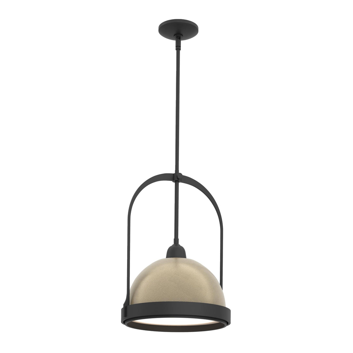 Hubbardton Forge 2020 Black Soft Gold Multi Atlas Small Pendant