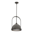 Hubbardton Forge 2020 Oil Rubbed Bronze Dark Smoke Multi Atlas Small Pendant