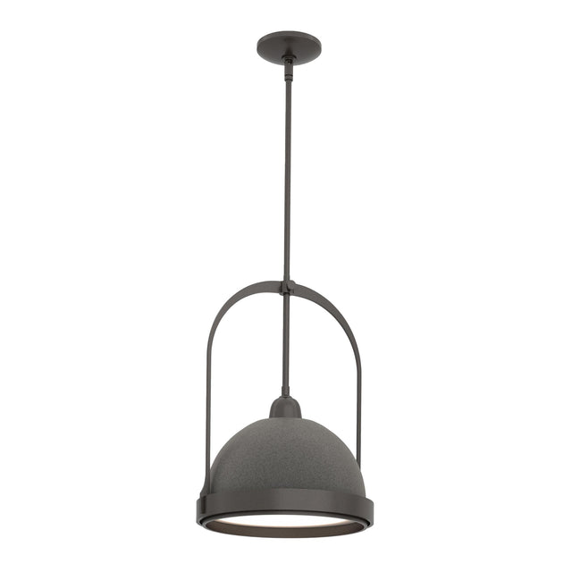 Hubbardton Forge 2020 Oil Rubbed Bronze Natural Iron Multi Atlas Small Pendant