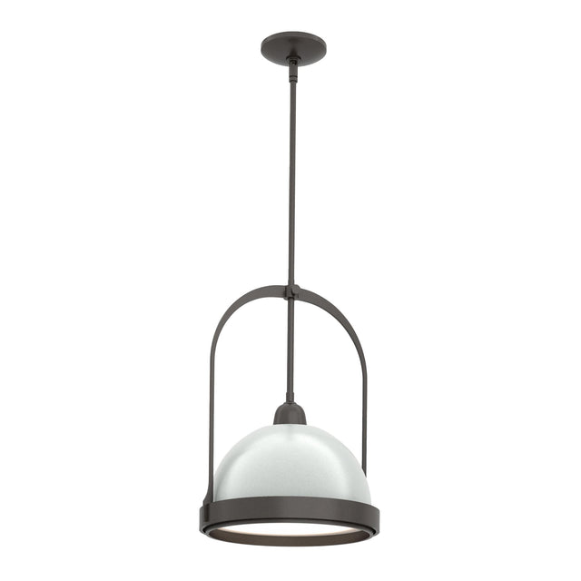 Hubbardton Forge 2020 Oil Rubbed Bronze Vintage Platinum Multi Atlas Small Pendant