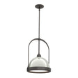 Hubbardton Forge 2020 Oil Rubbed Bronze Sterling Multi Atlas Small Pendant